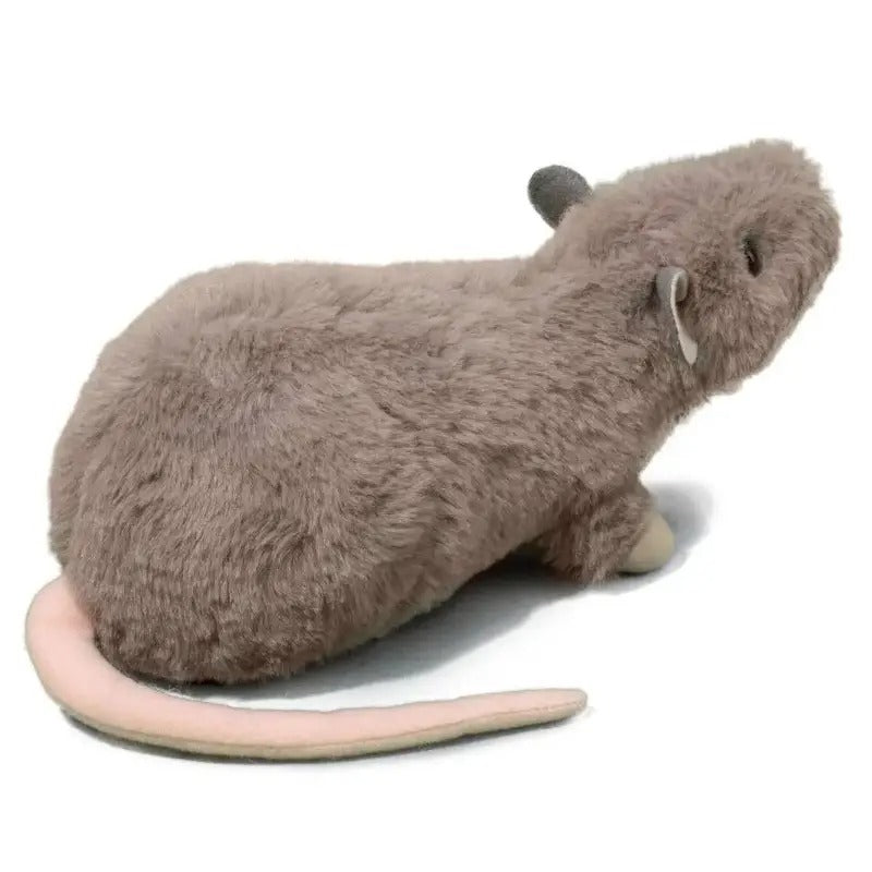 Ralph Rat Plush Toy, 9" Gray Brown Stuffed Animal Mouse, Cuddly Soft Pet Replica for Home Decor or Gift, Back to School Promotion, Fall Seasonal Offer, Realistic Design with Detailed Features, Perfect for Collectors and Animal Lovers,&nbsp;
